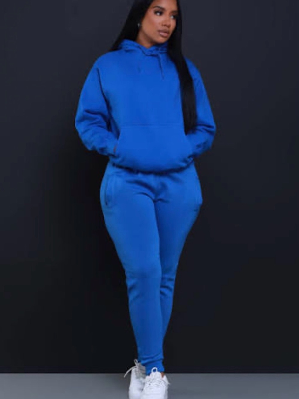 Swank A Posh State of Mind jogger hoodie sweatsuit set
